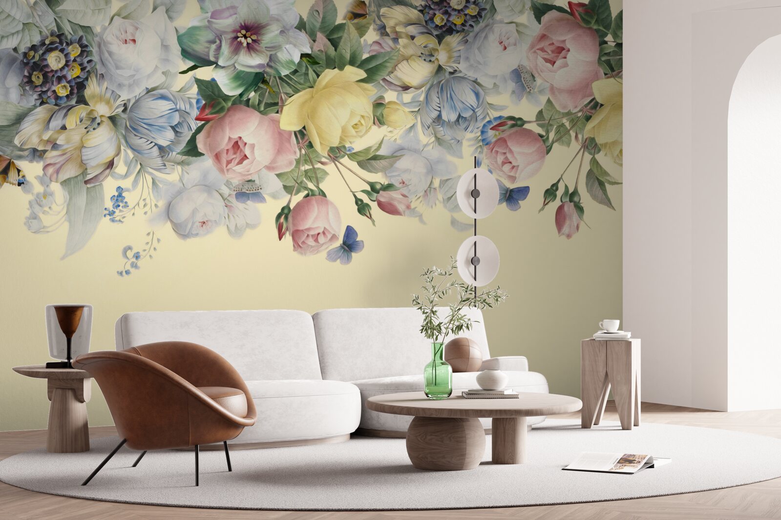 Фотошпалери ніжні відтінки різних кольорів