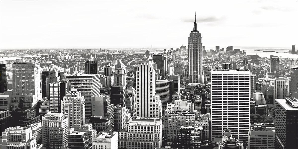 Фотошпалери вінтажний вінок на манхеттені