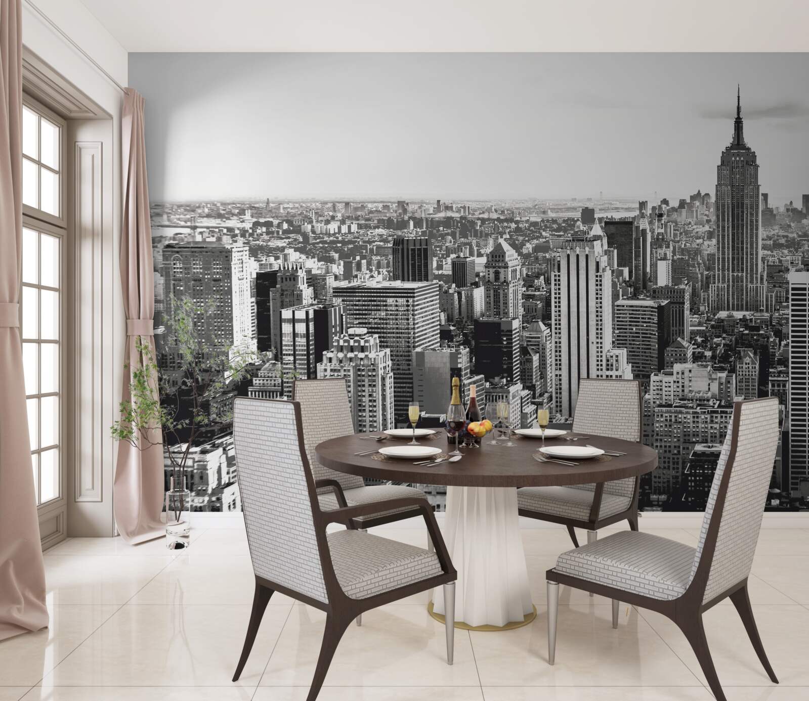 Фотошпалери вінтажний вінок на манхеттені