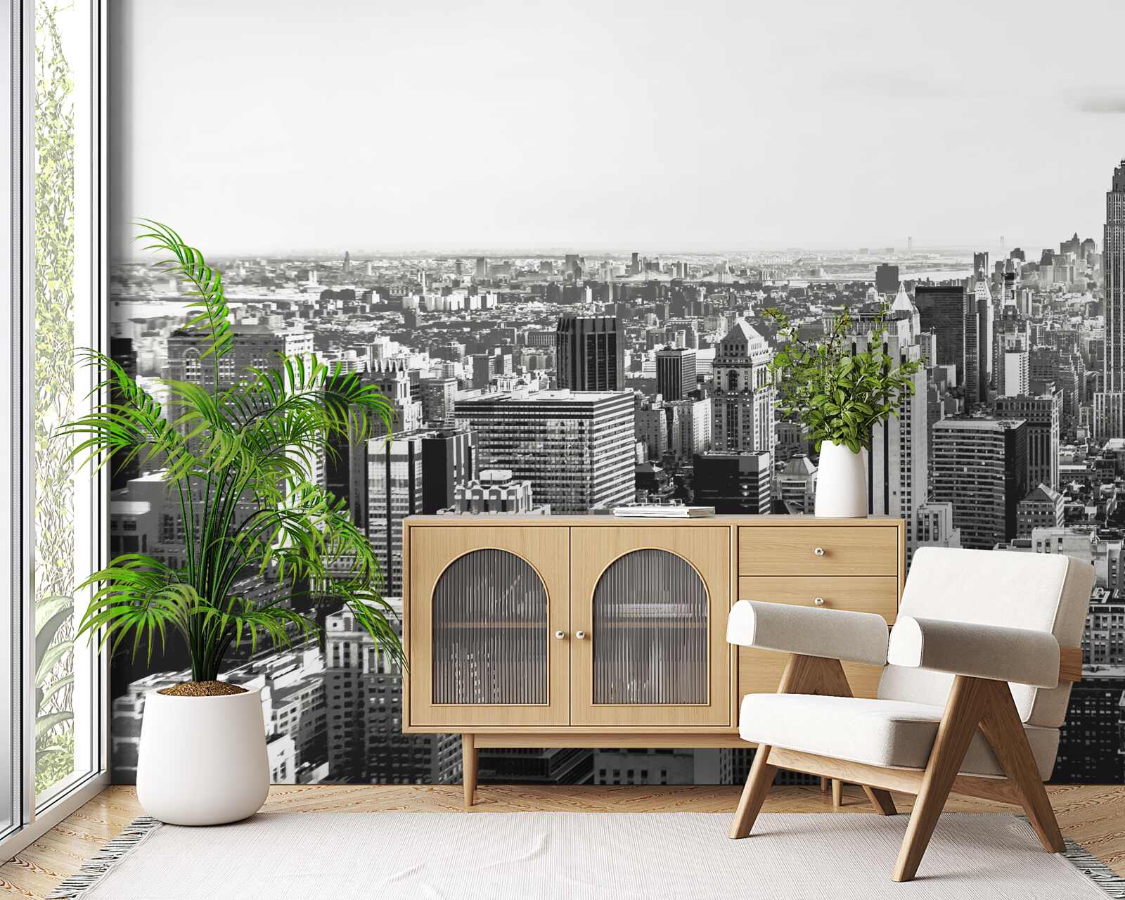 Фотошпалери вінтажний вінок на манхеттені