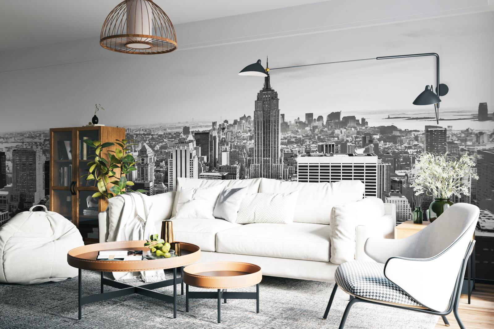 Фотошпалери вінтажний вінок на манхеттені