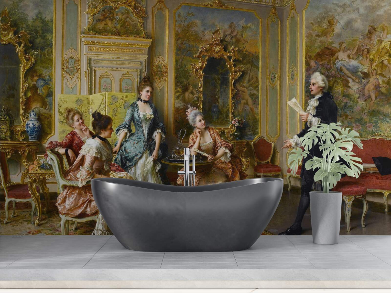 Фотошпалери захоплення дівчатами за їхню пристрасть до читання поезії