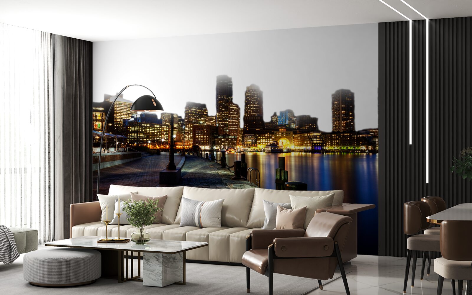 Фотошпалери Світанок на покинутій пристані