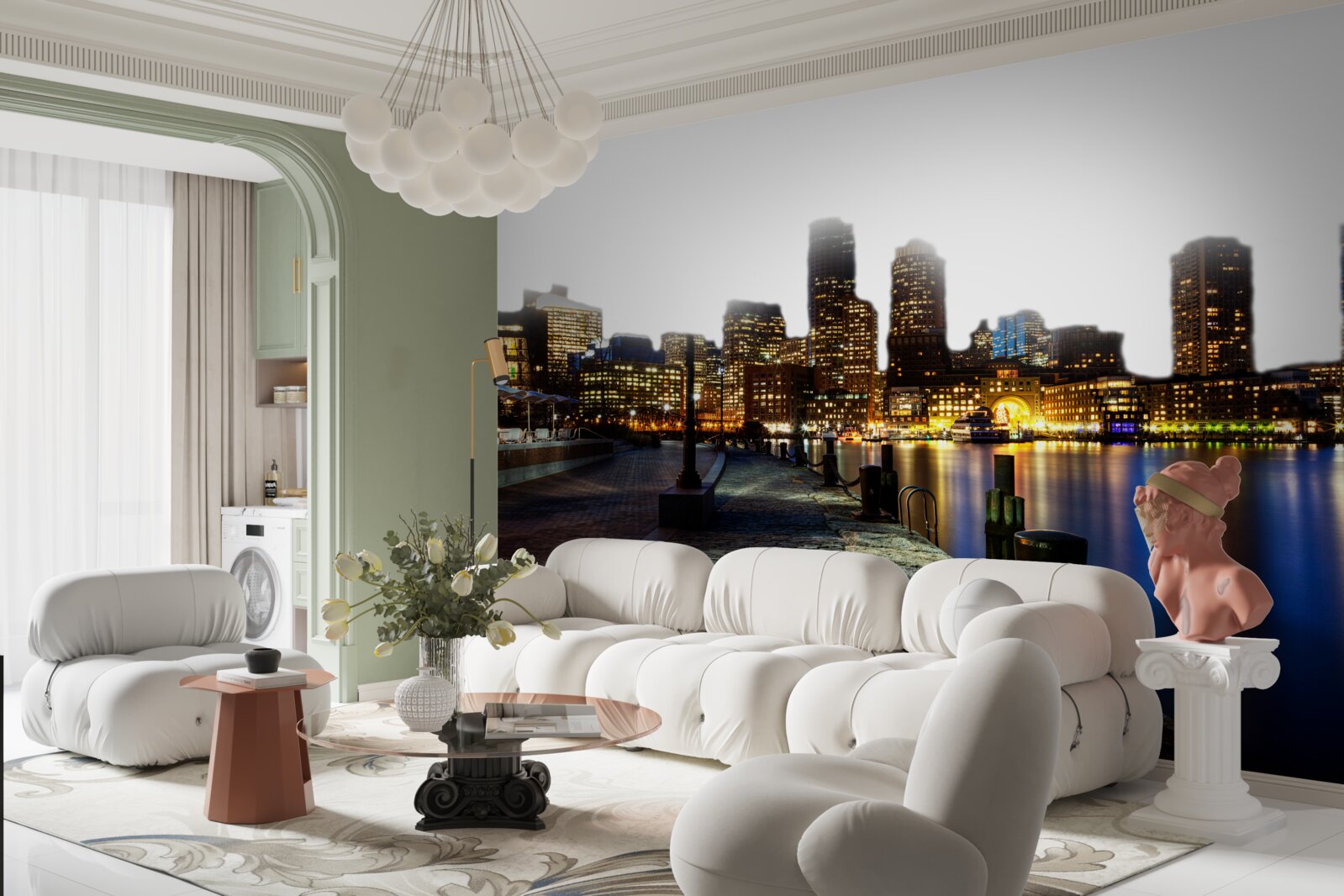 Фотошпалери Світанок на покинутій пристані