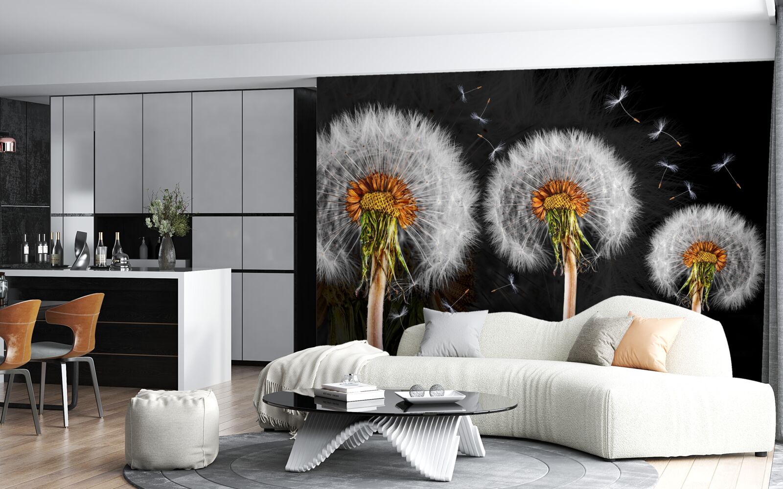 Фотошпалери зів'ялі великі косулі