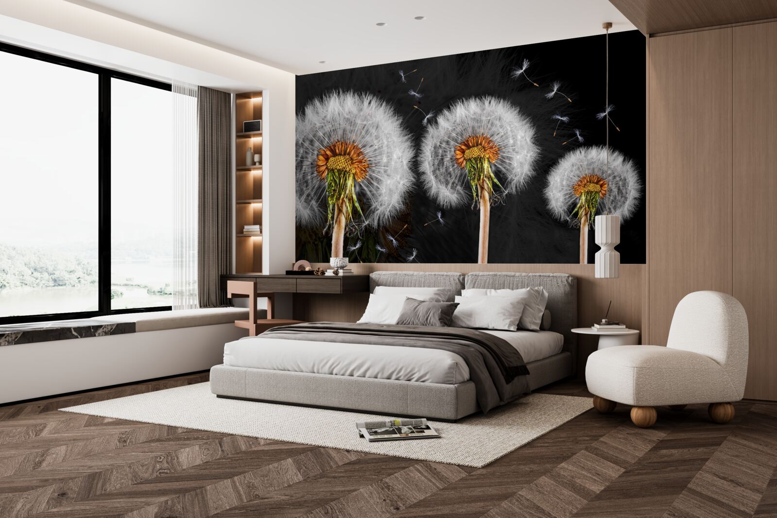 Фотошпалери зів'ялі великі косулі