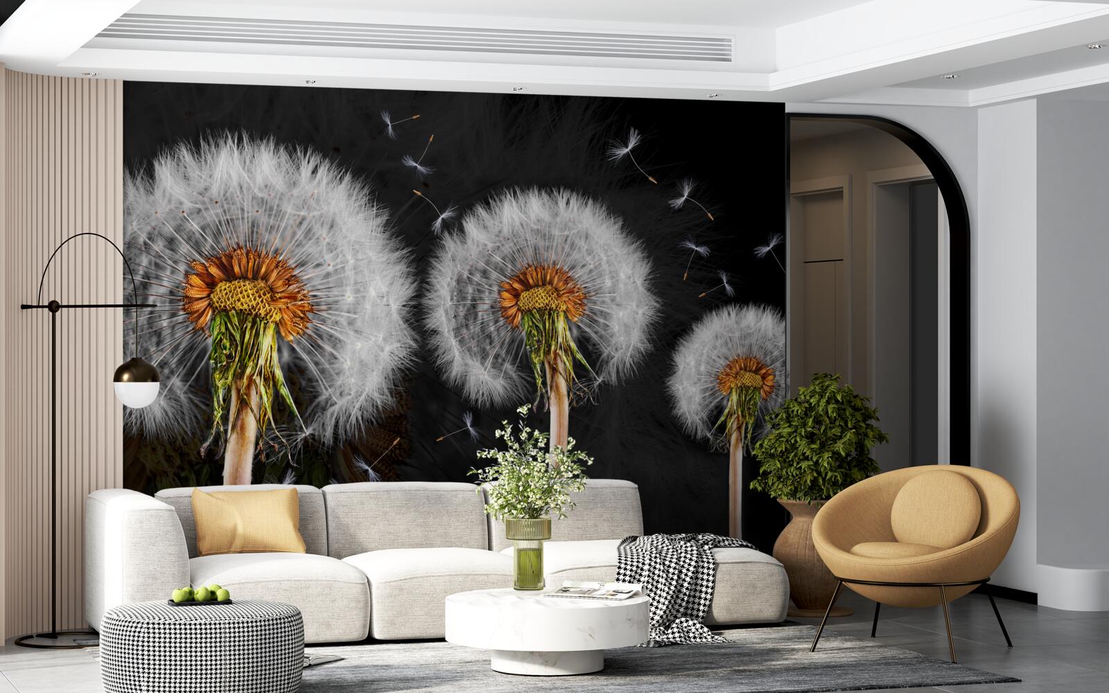 Фотошпалери зів'ялі великі косулі