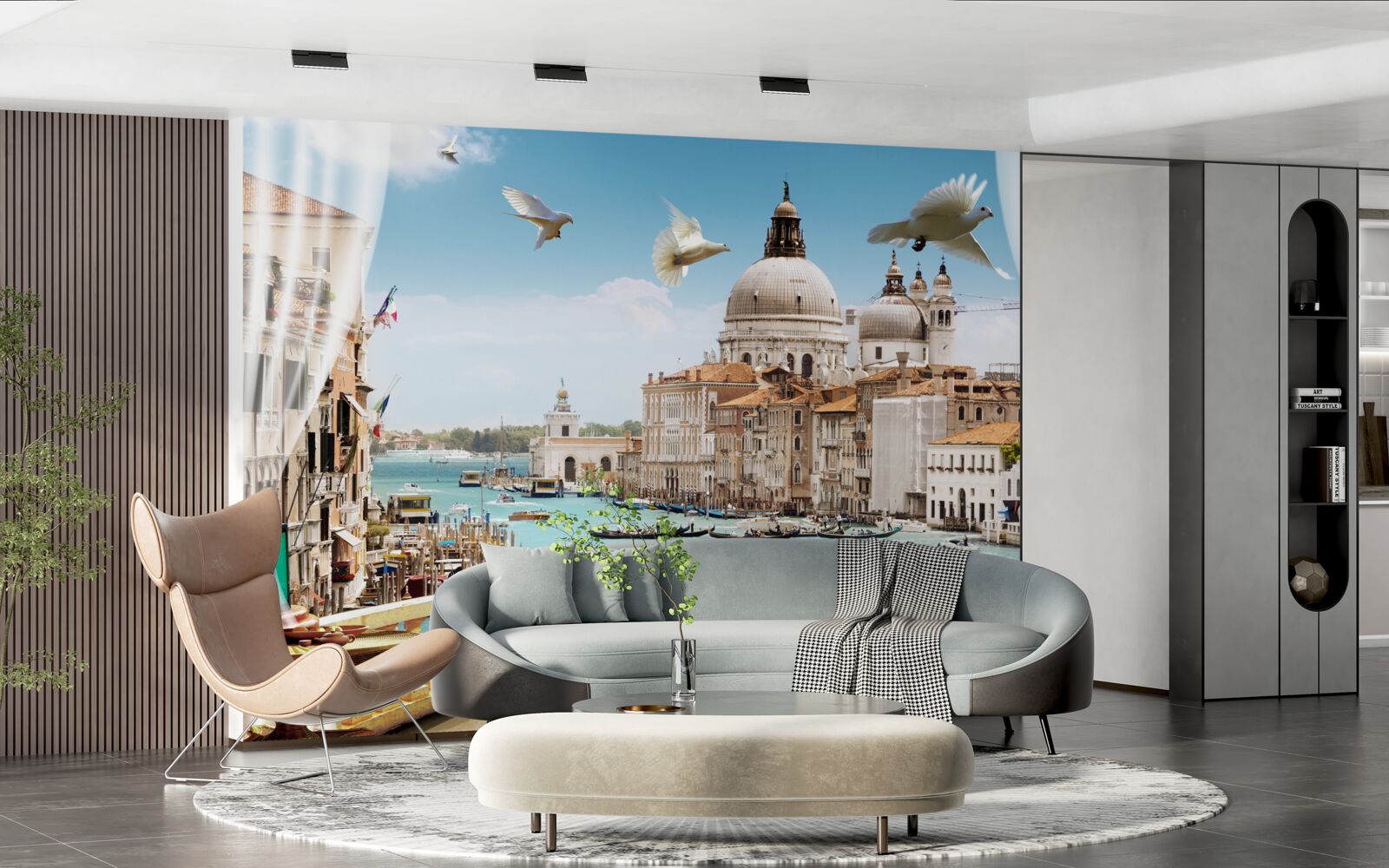 Фотошпалери з балкона відкривається чудова панорама Венеції