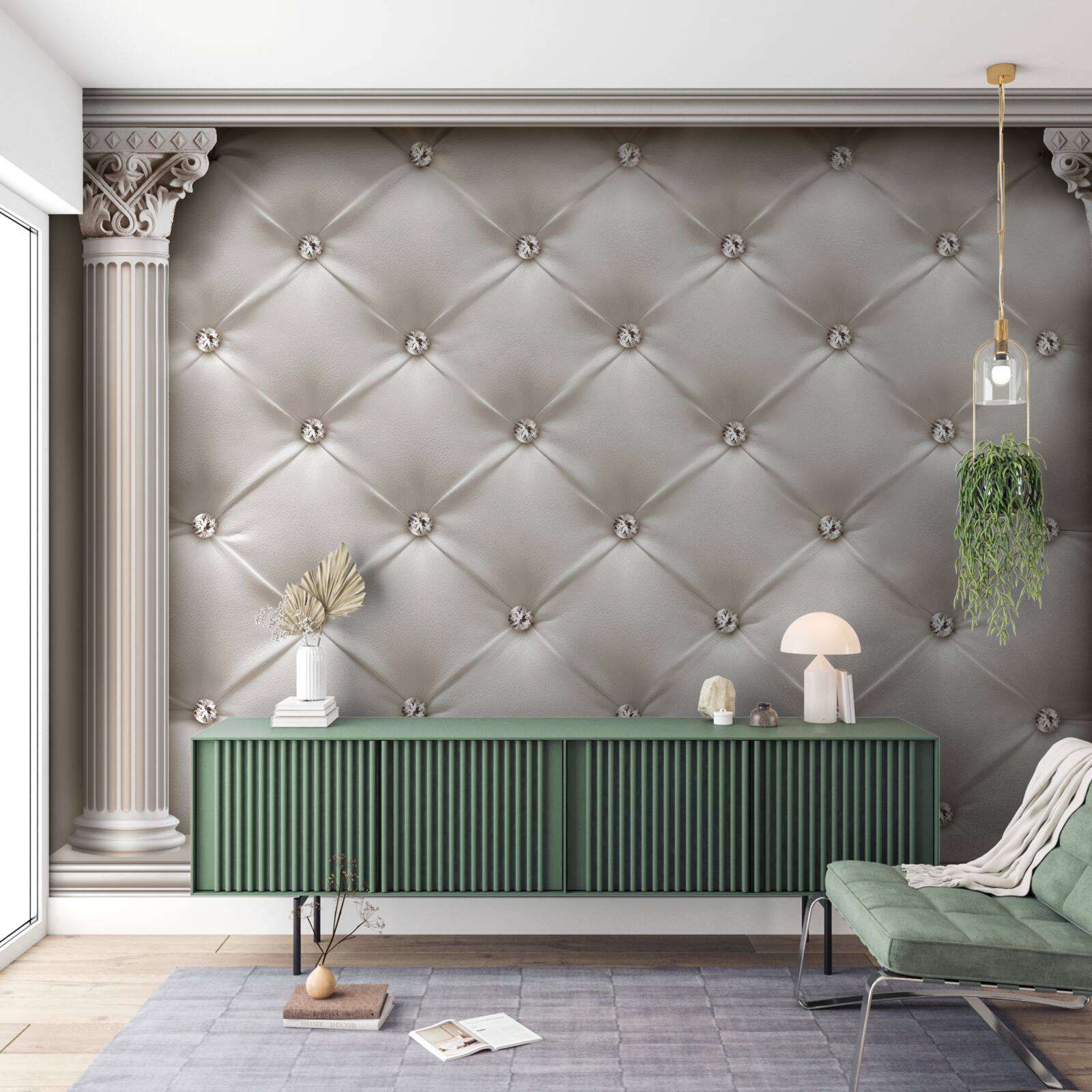 Фотошпалери закруглені та декоративні поверхні