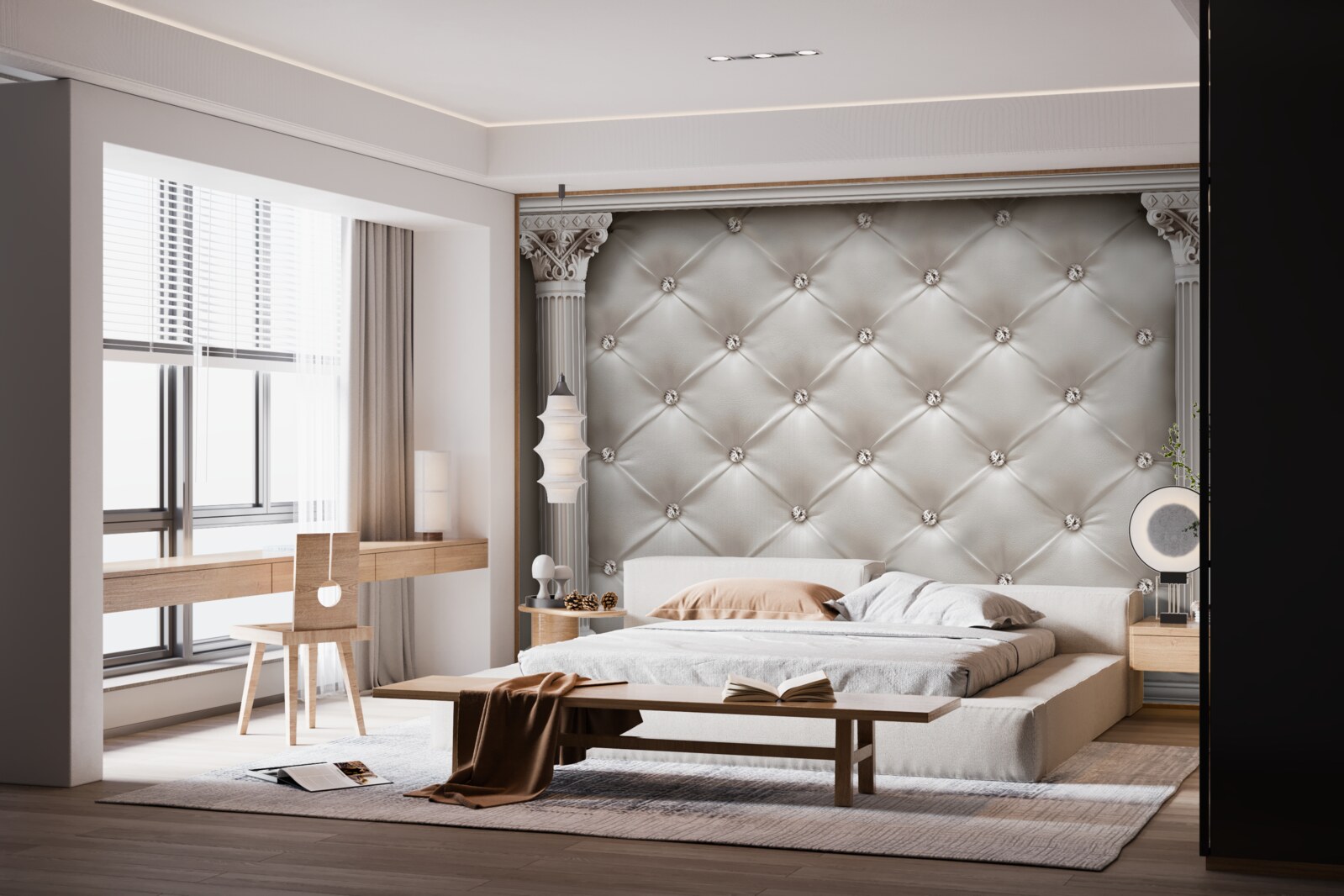 Фотошпалери закруглені та декоративні поверхні