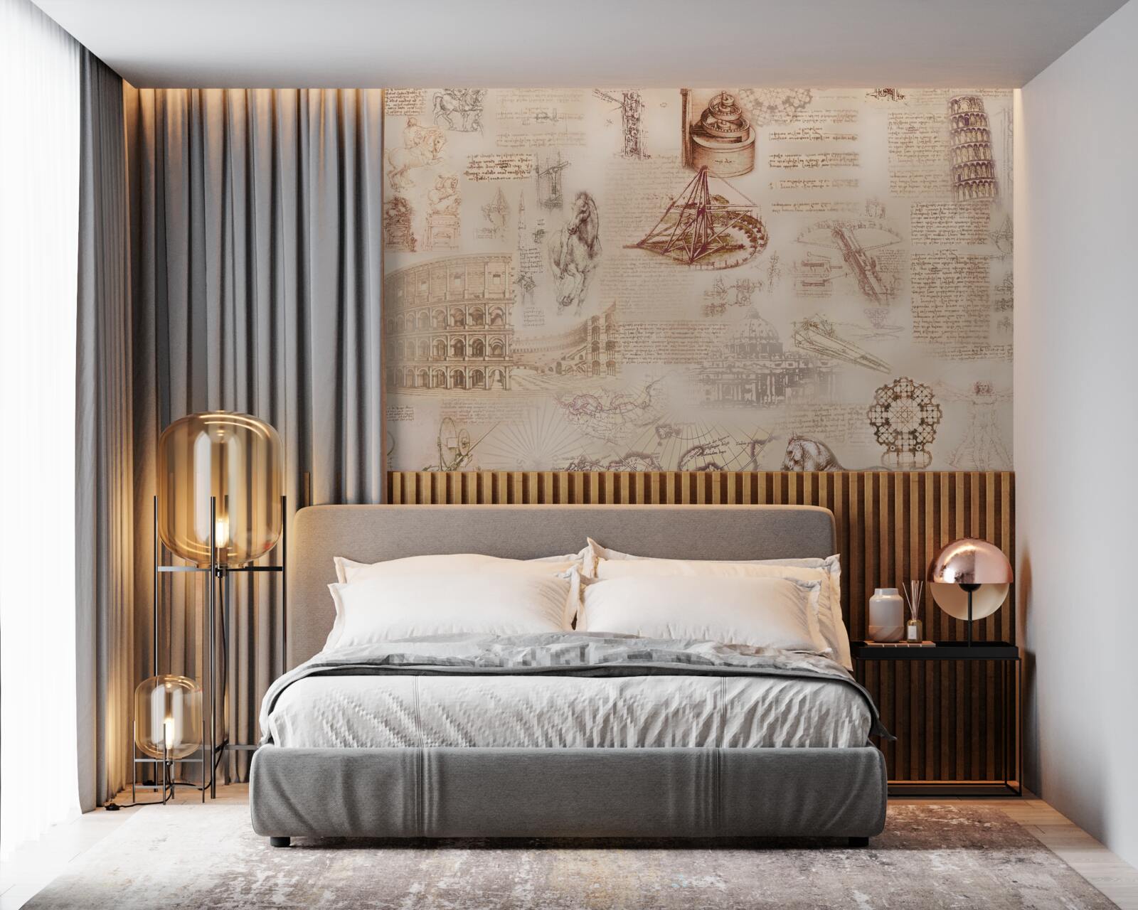 Фотошпалери стародавня румунія та ретро італія