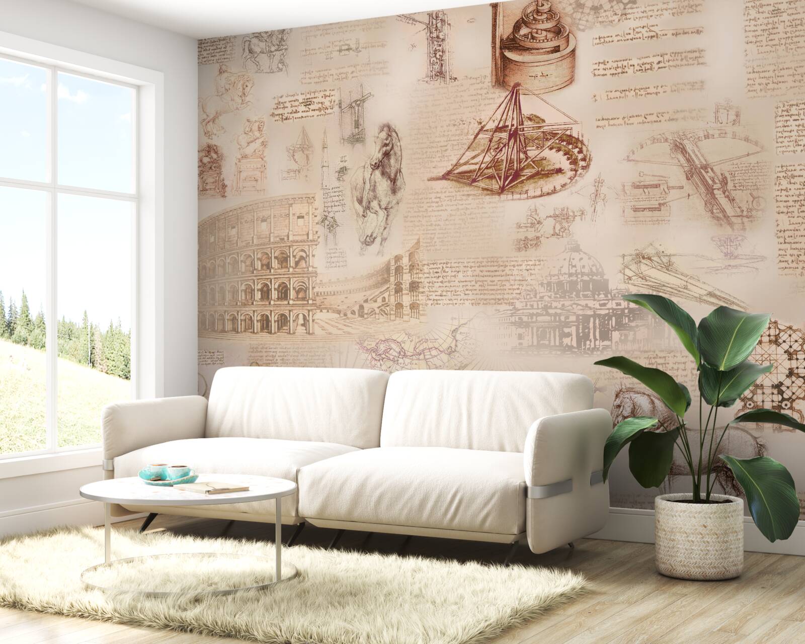 Фотошпалери стародавня румунія та ретро італія