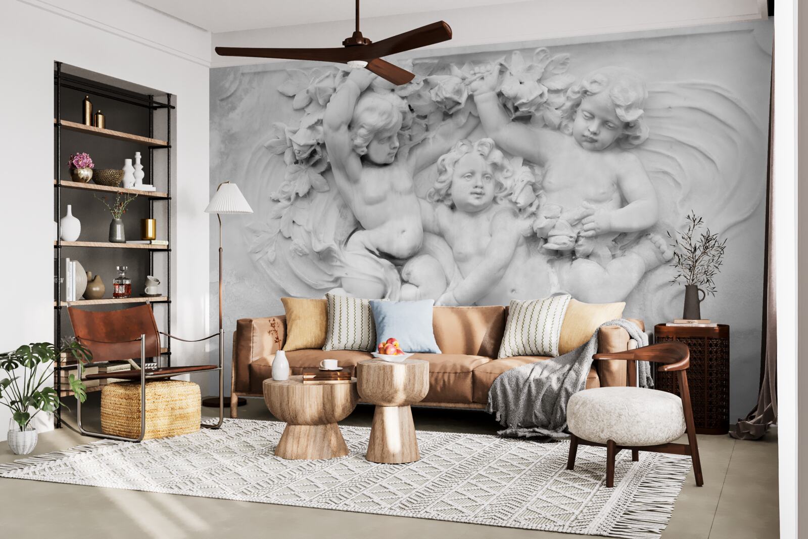 Фотошпалери рельєф - ігрове поле для ангелів