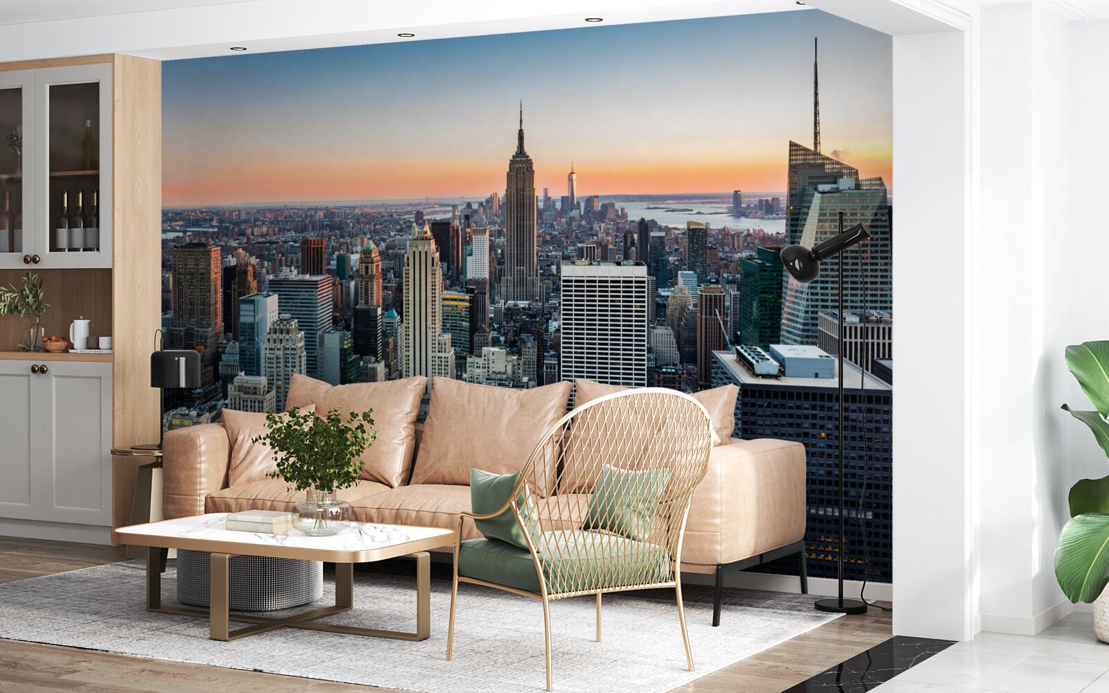 Фотошпалери сутінки в глибині великого яблука