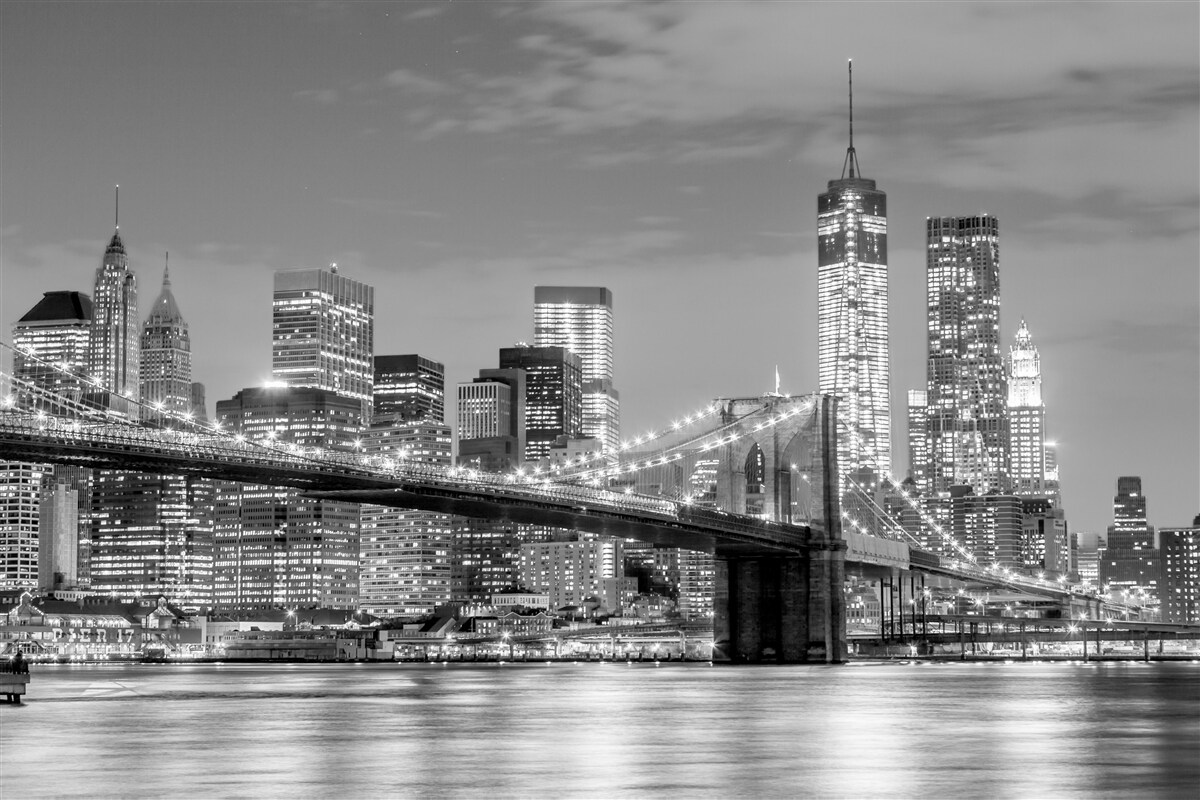 Фотошпалери мегаполіс з видом на Бруклінський міст