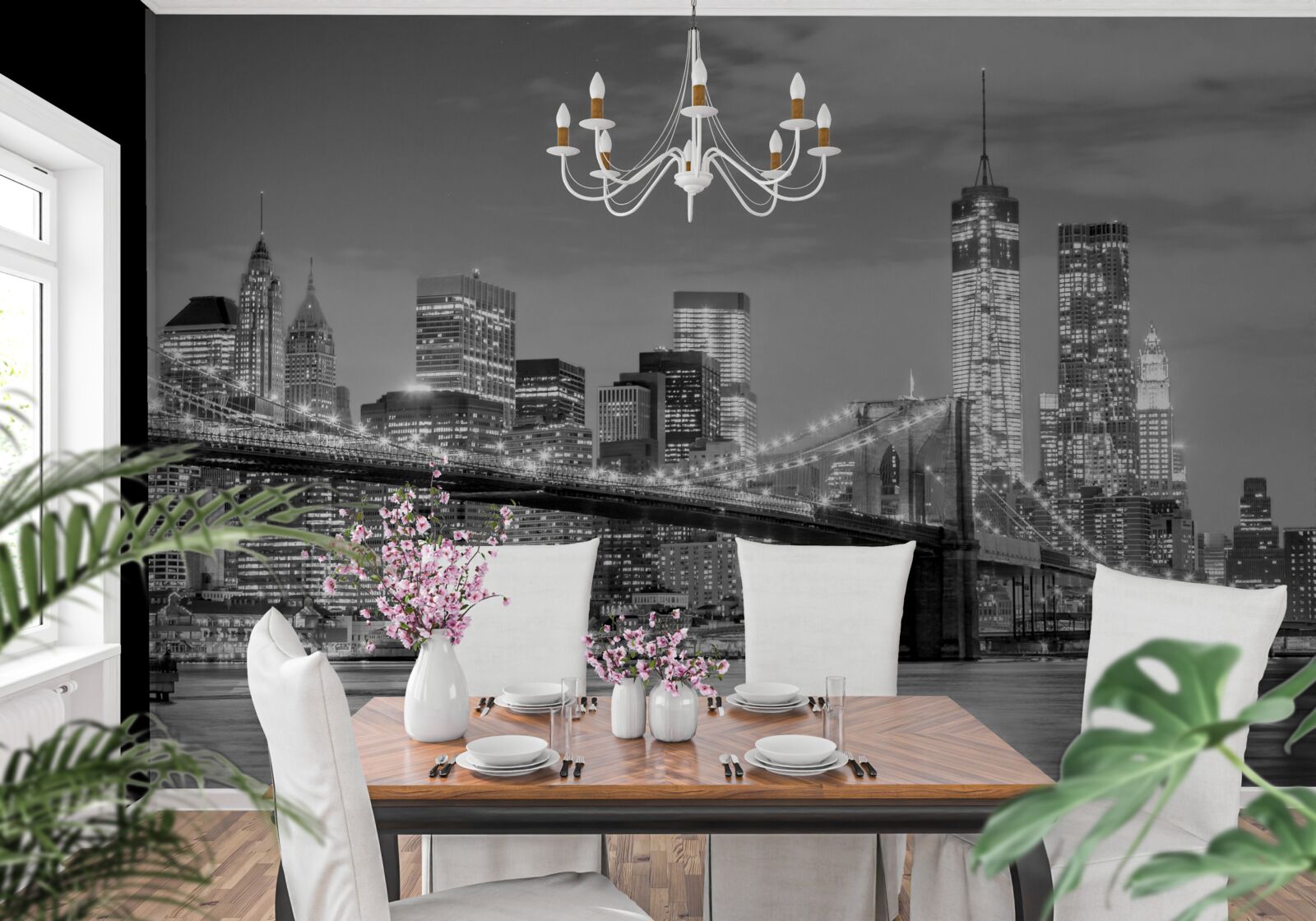 Фотошпалери мегаполіс з видом на Бруклінський міст