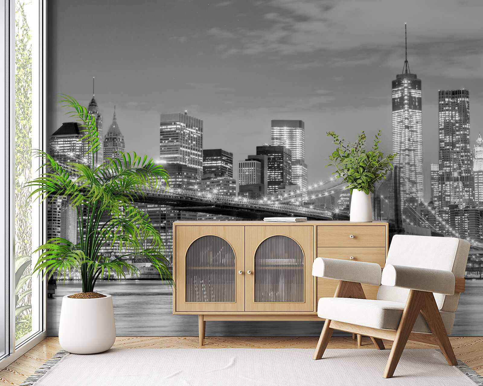 Фотошпалери мегаполіс з видом на Бруклінський міст