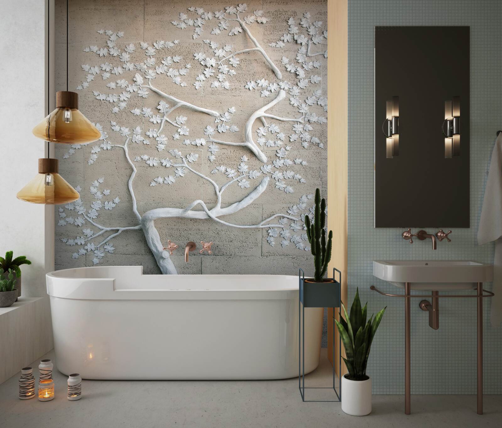 Фотошпалери квітуча сакура