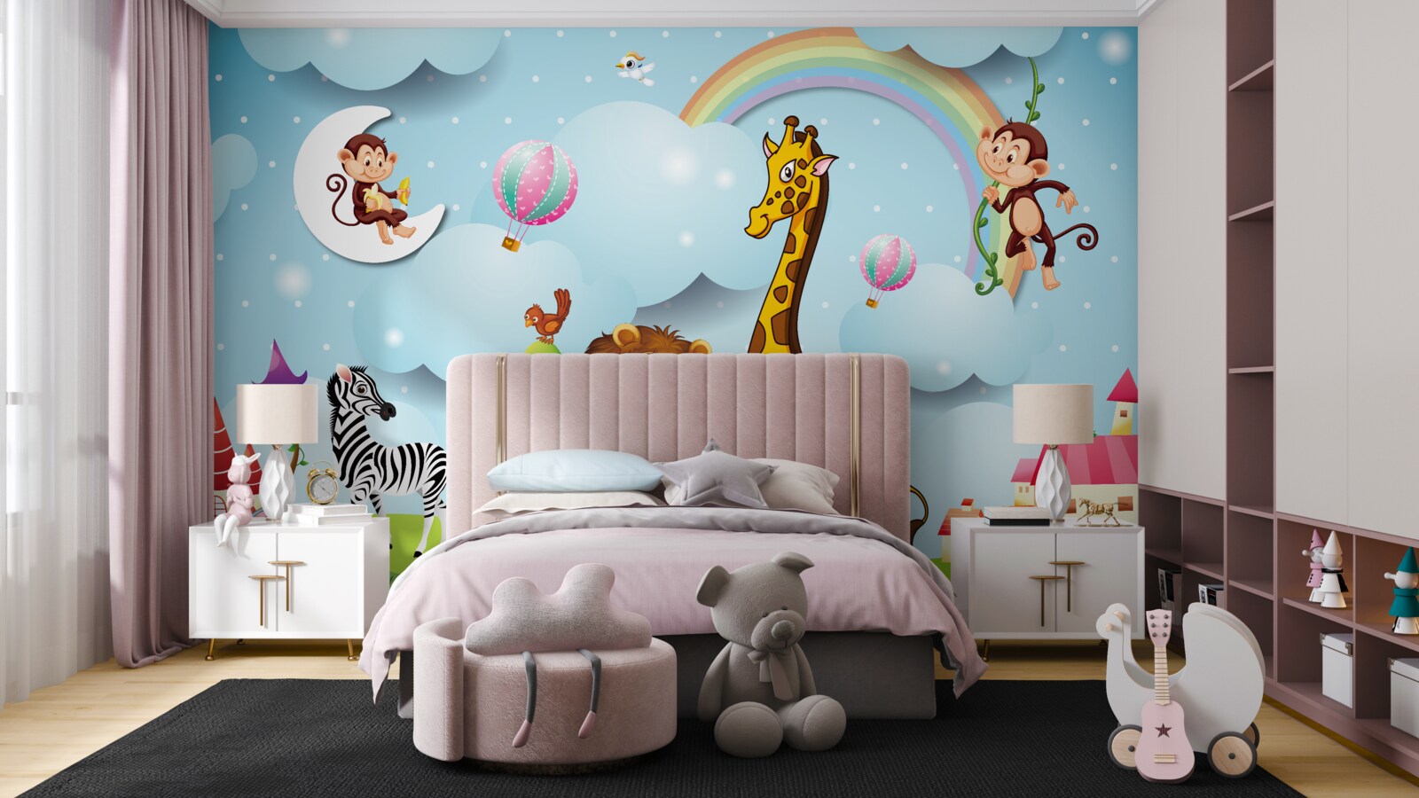 Фотошпалери тварини на свіжому лузі