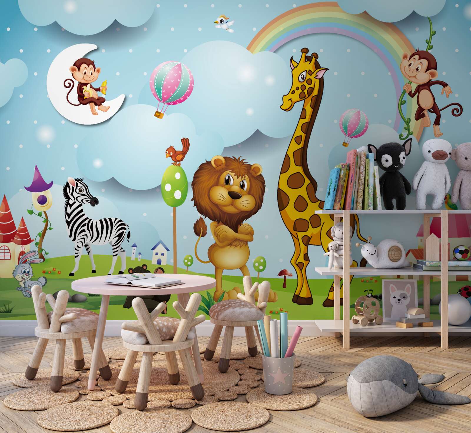 Фотошпалери тварини на свіжому лузі