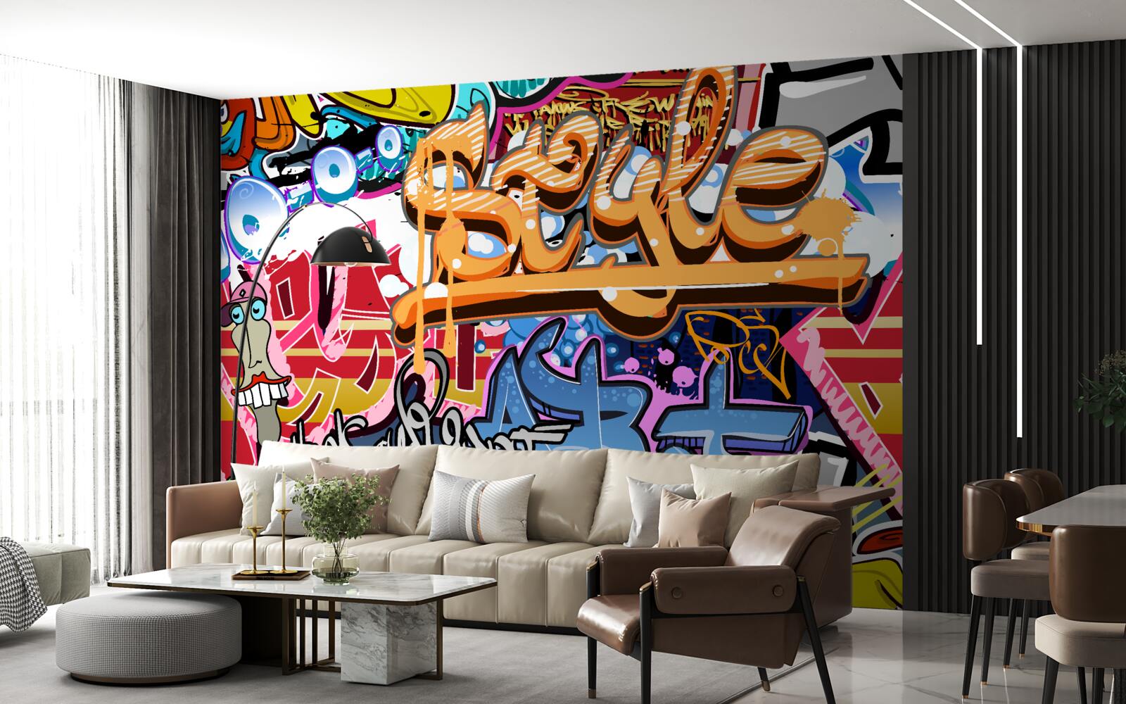 Фотошпалери Живий настінний живопис