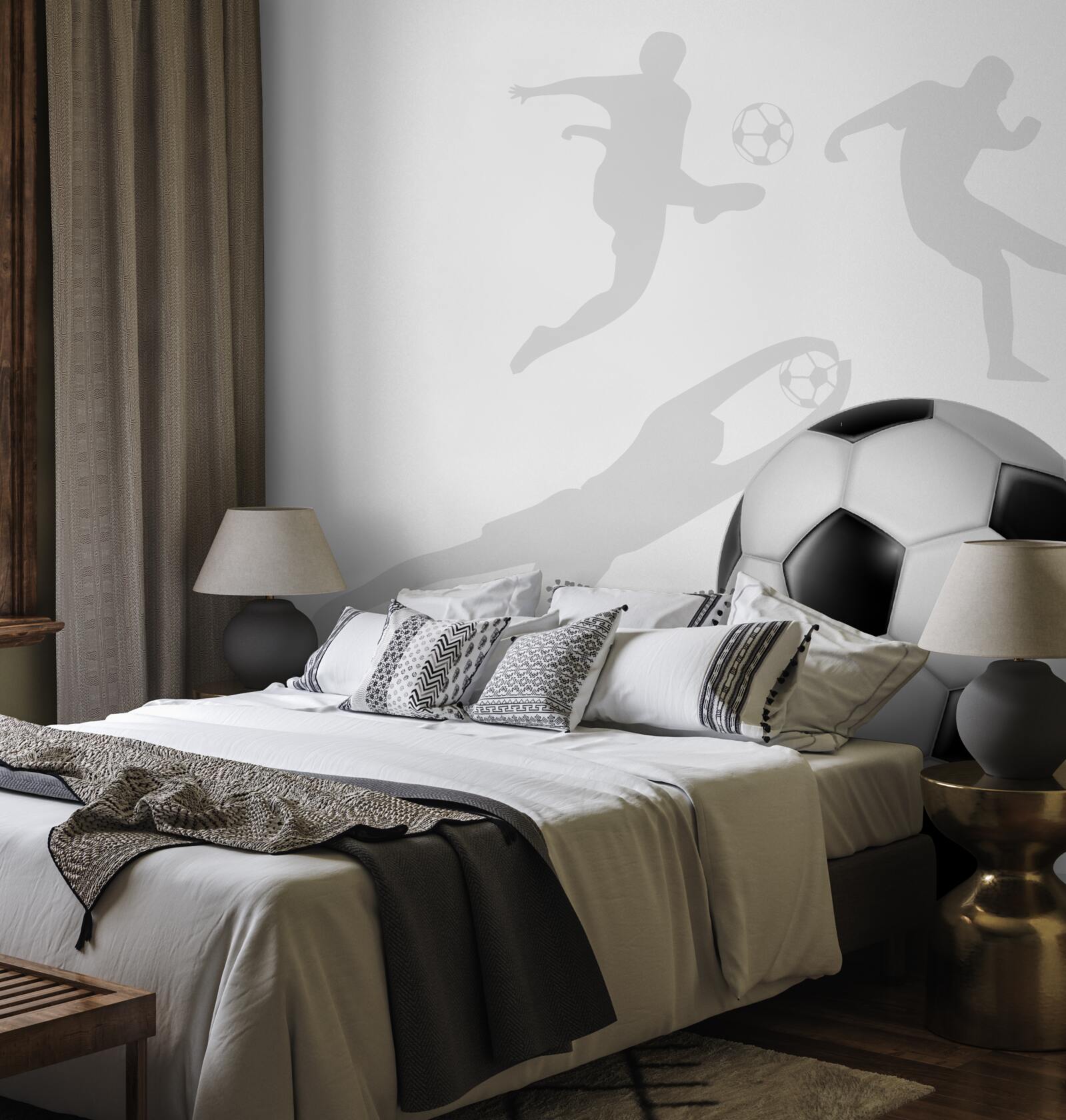 Фотошпалери великий футбольний м'яч