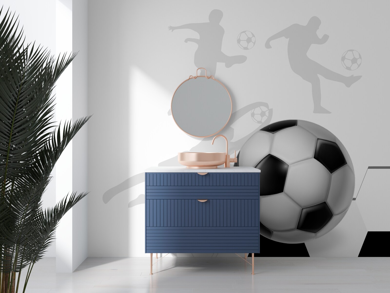 Фотошпалери великий футбольний м'яч