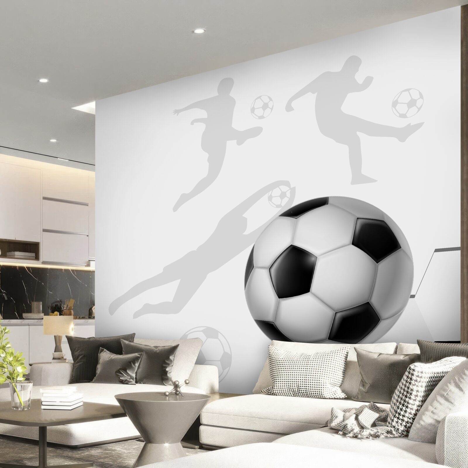 Фотошпалери великий футбольний м'яч