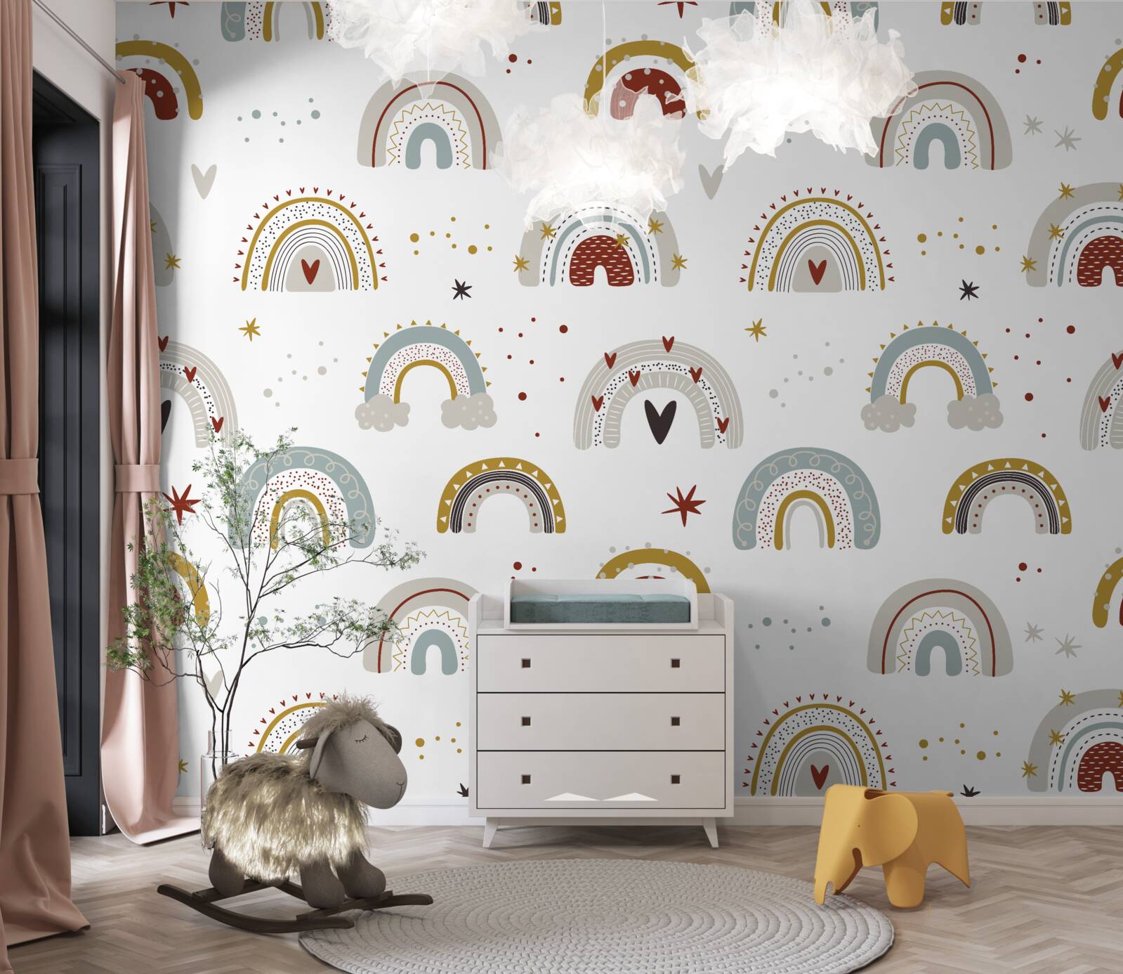 Фотошпалери всілякі абстрактні веселки