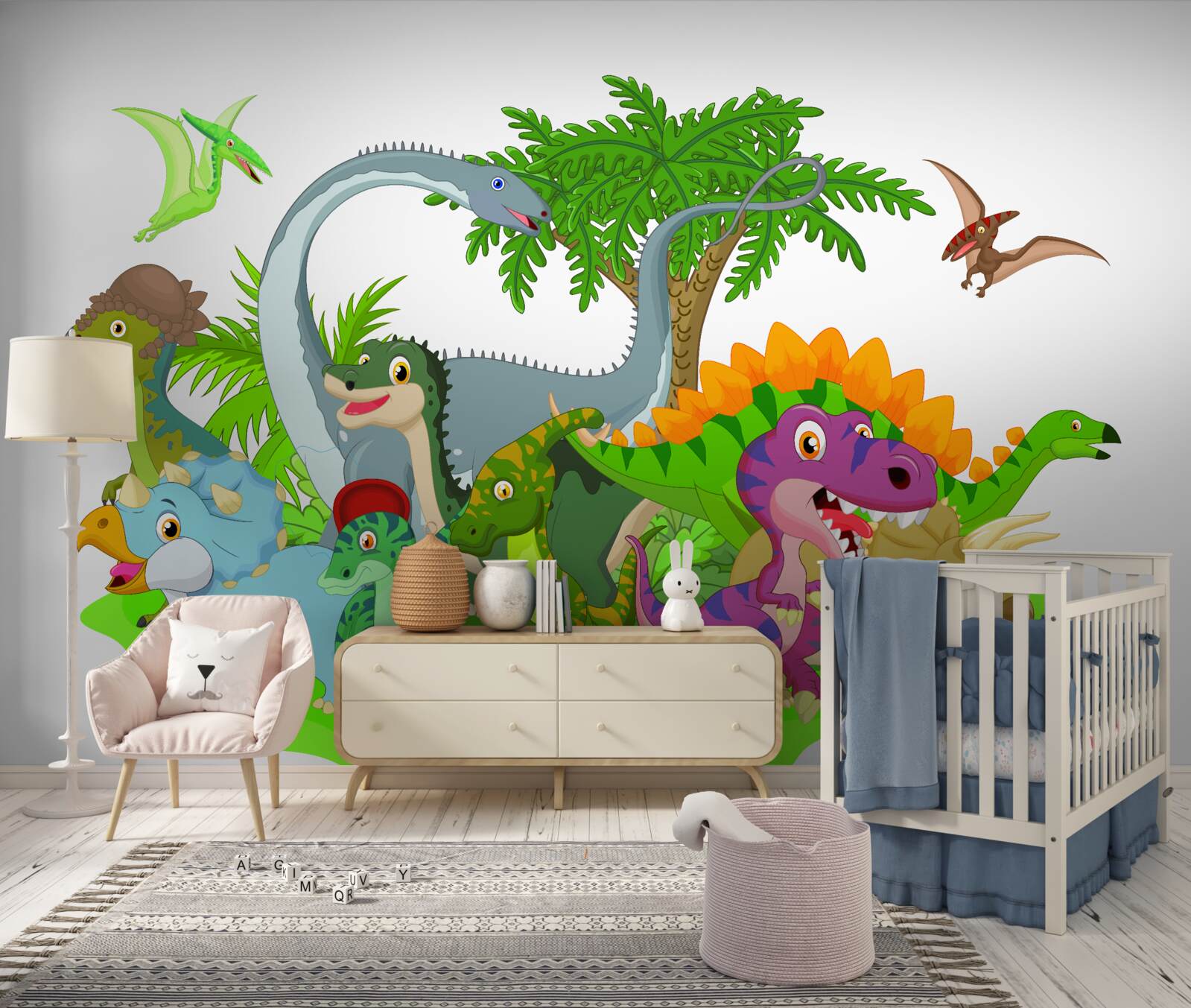 Фотошпалери мультяшні динозаври