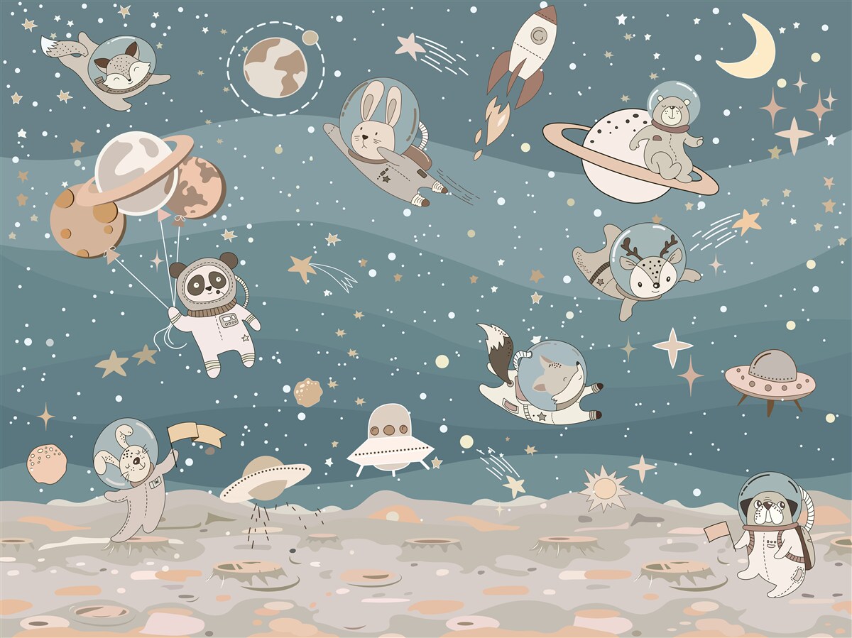 Фотошпалери космічні тварини