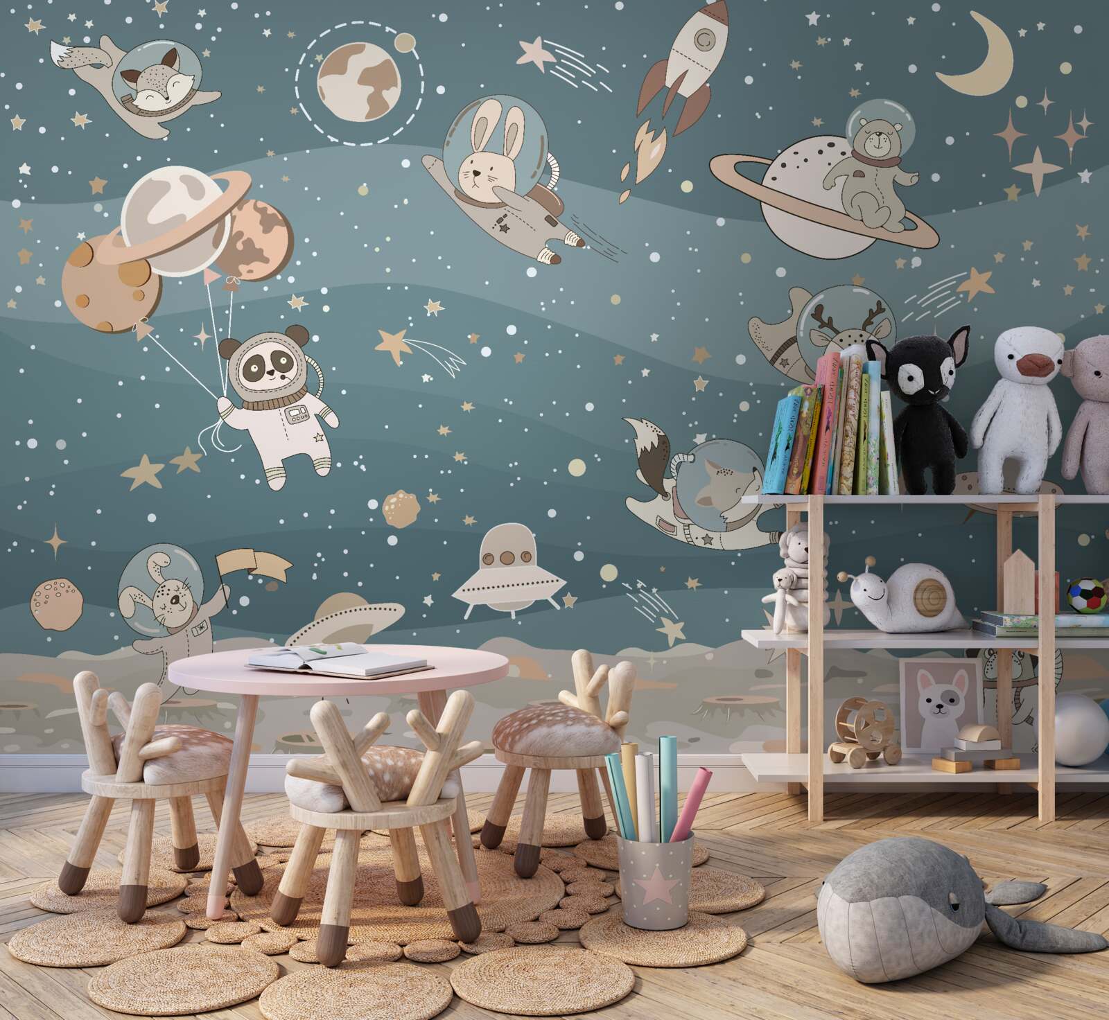 Фотошпалери космічні тварини