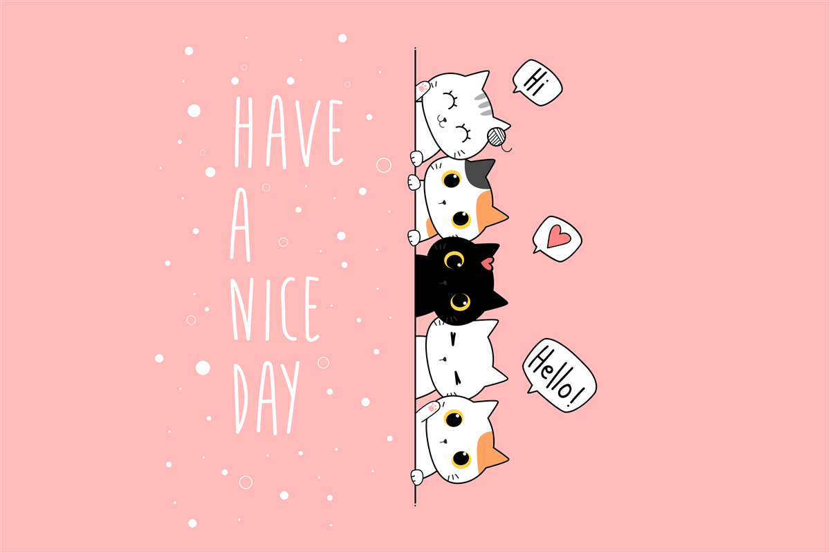 Фотошпалери виходять маленькі котики