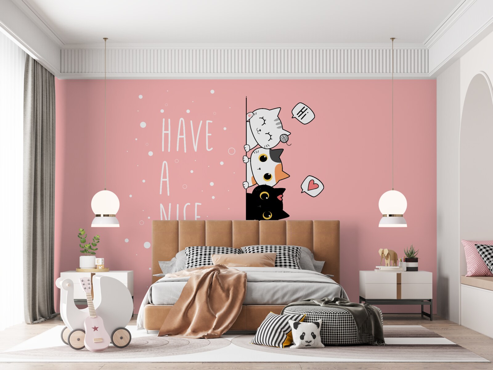 Фотошпалери виходять маленькі котики