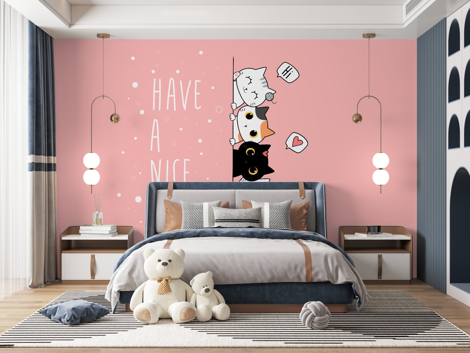 Фотошпалери виходять маленькі котики