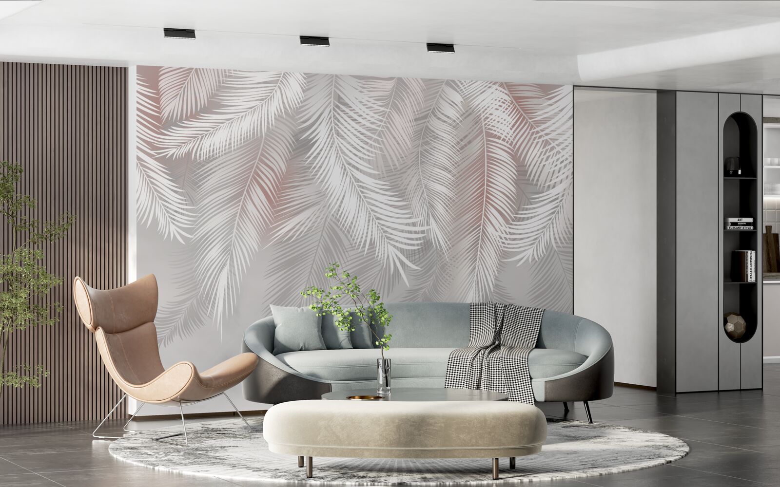 Фотошпалери біле, хрустке та ніжне листя