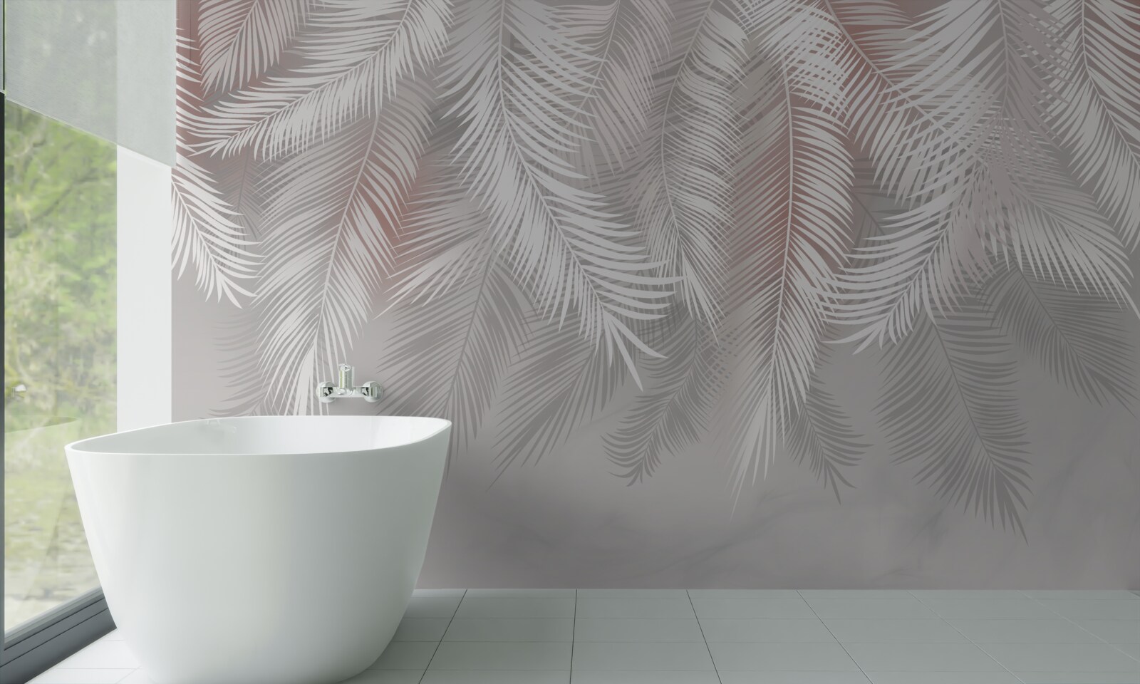 Фотошпалери біле, хрустке та ніжне листя