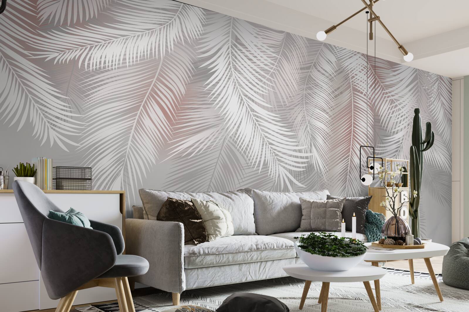 Фотошпалери біле, хрустке та ніжне листя