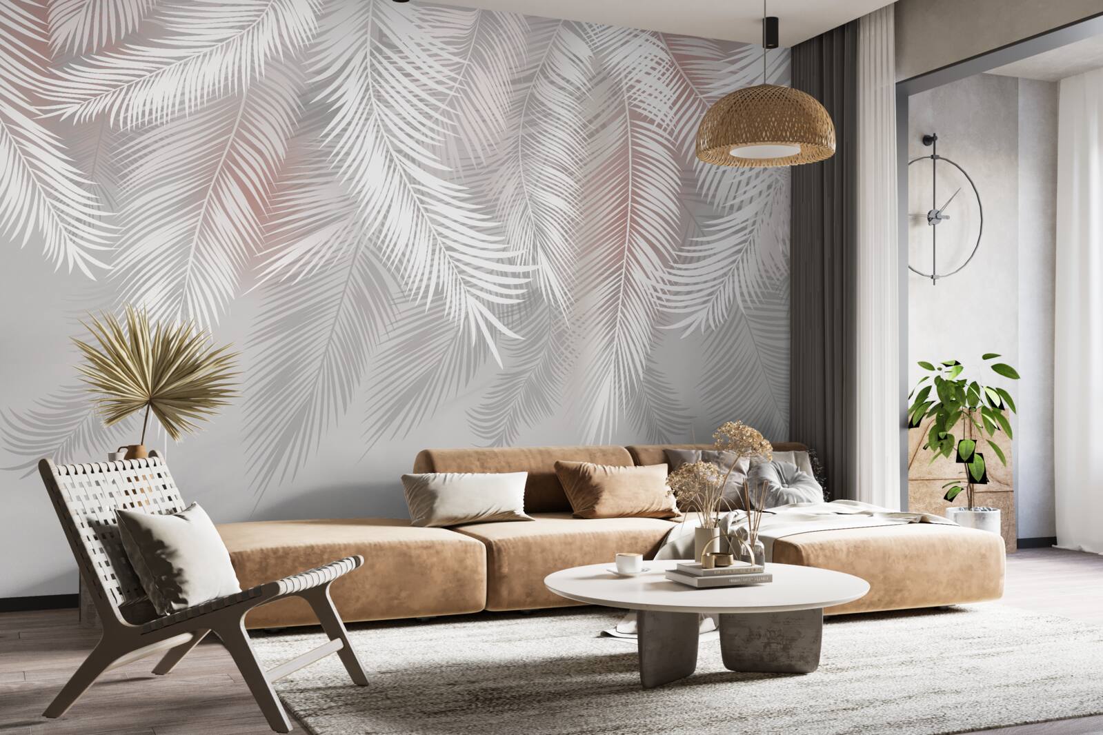 Фотошпалери біле, хрустке та ніжне листя