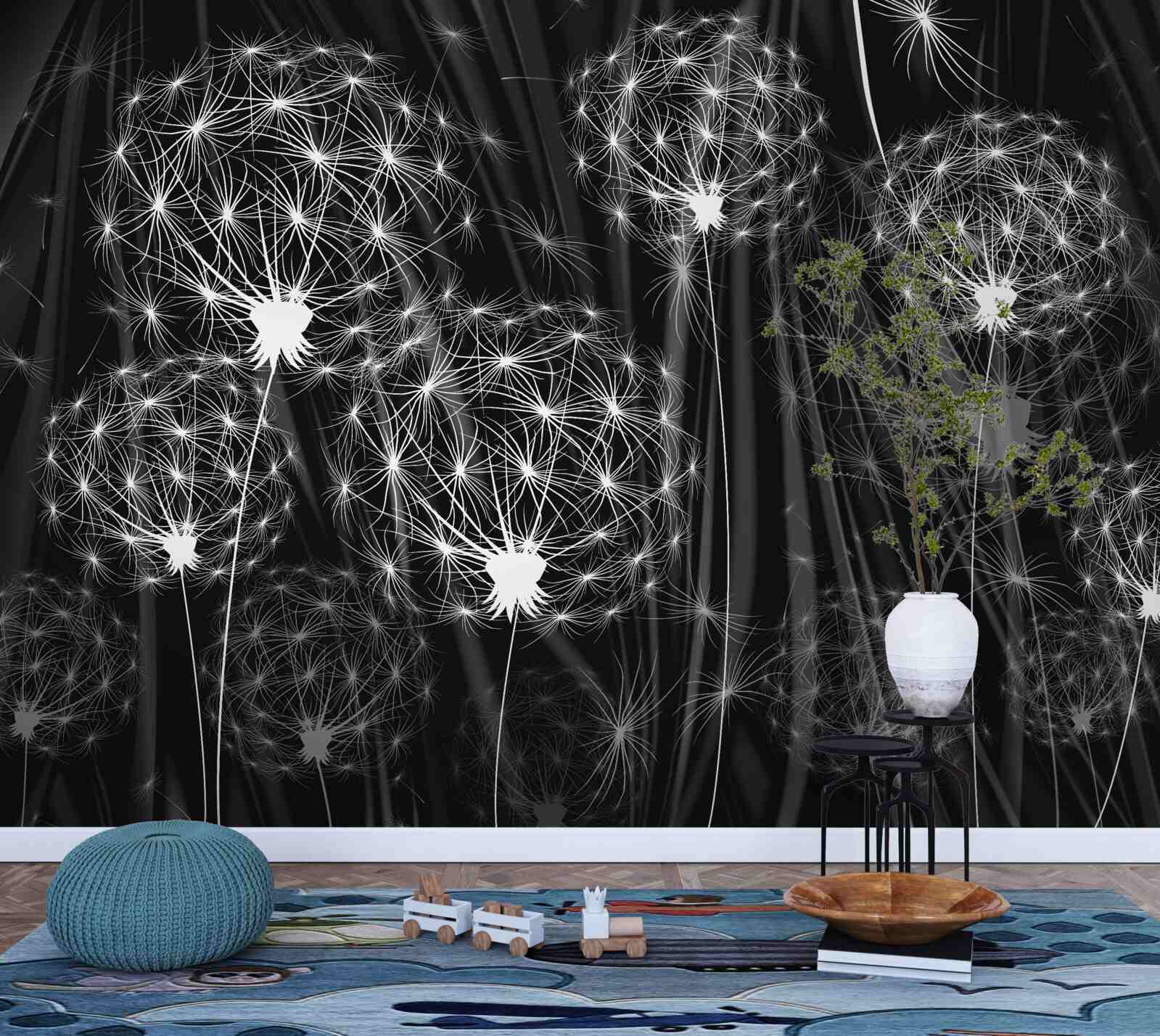 Фотошпалери яскраво-білі косулі