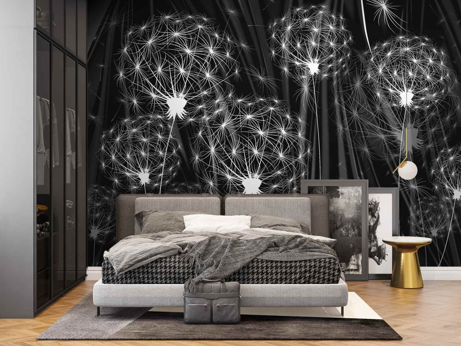 Фотошпалери яскраво-білі косулі