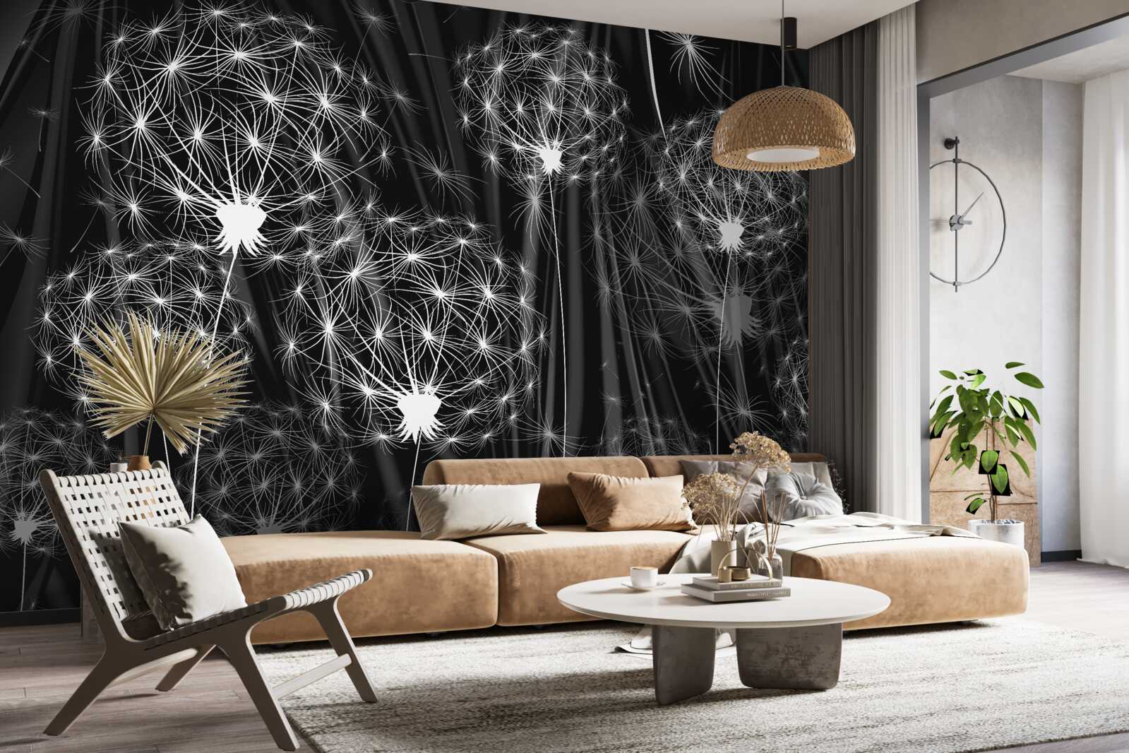 Фотошпалери яскраво-білі косулі