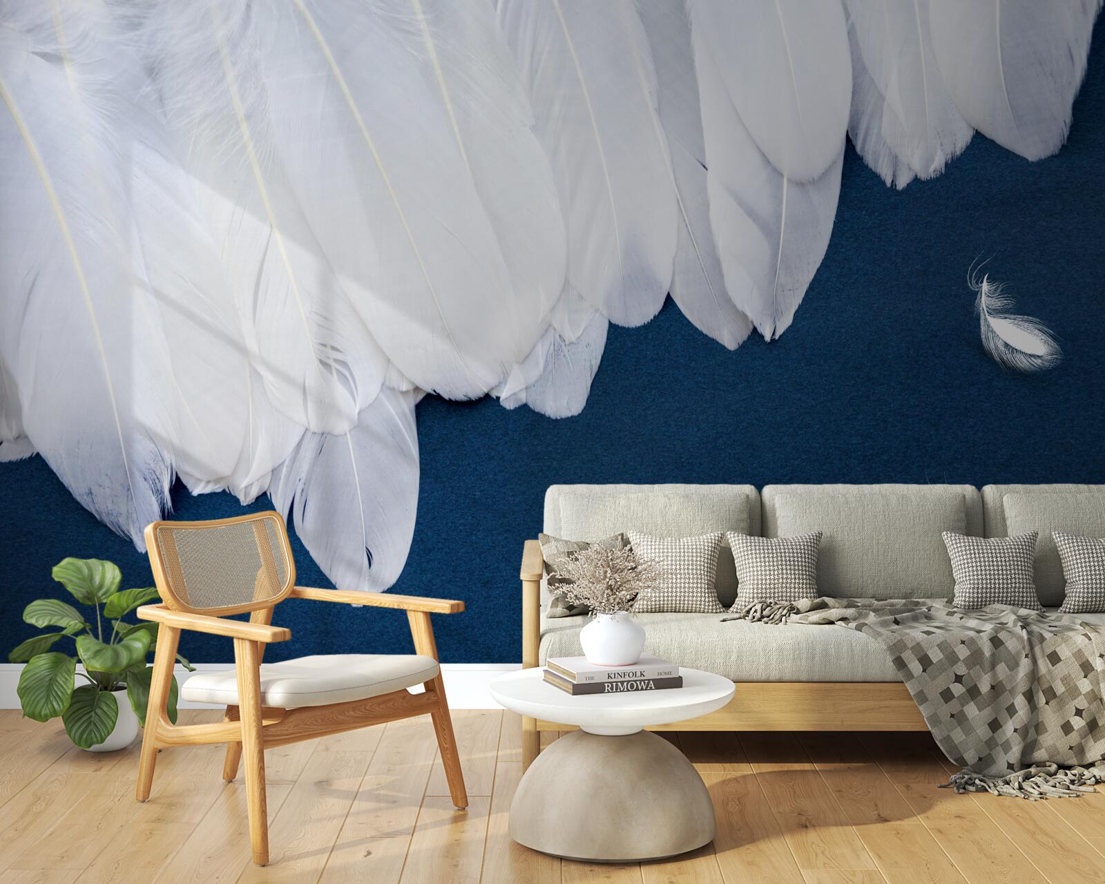 Фотошпалери легкий м'який пух