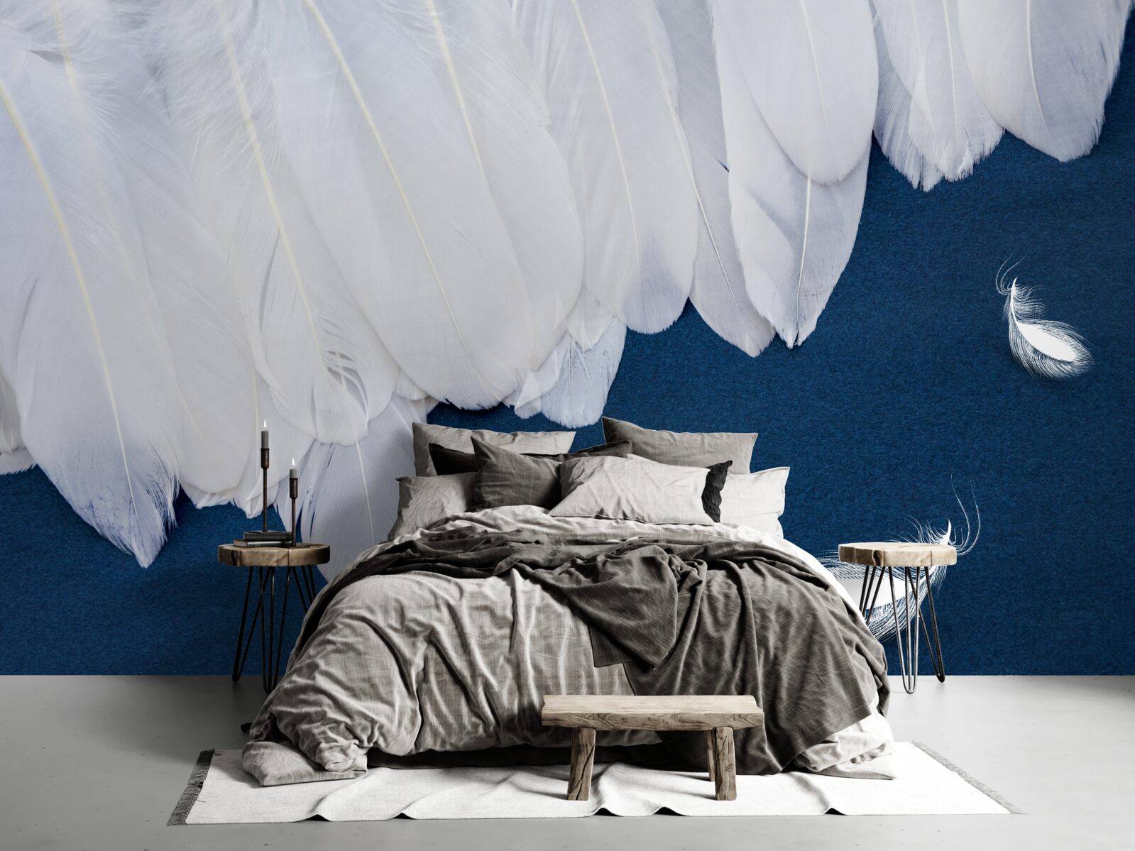 Фотошпалери легкий м'який пух