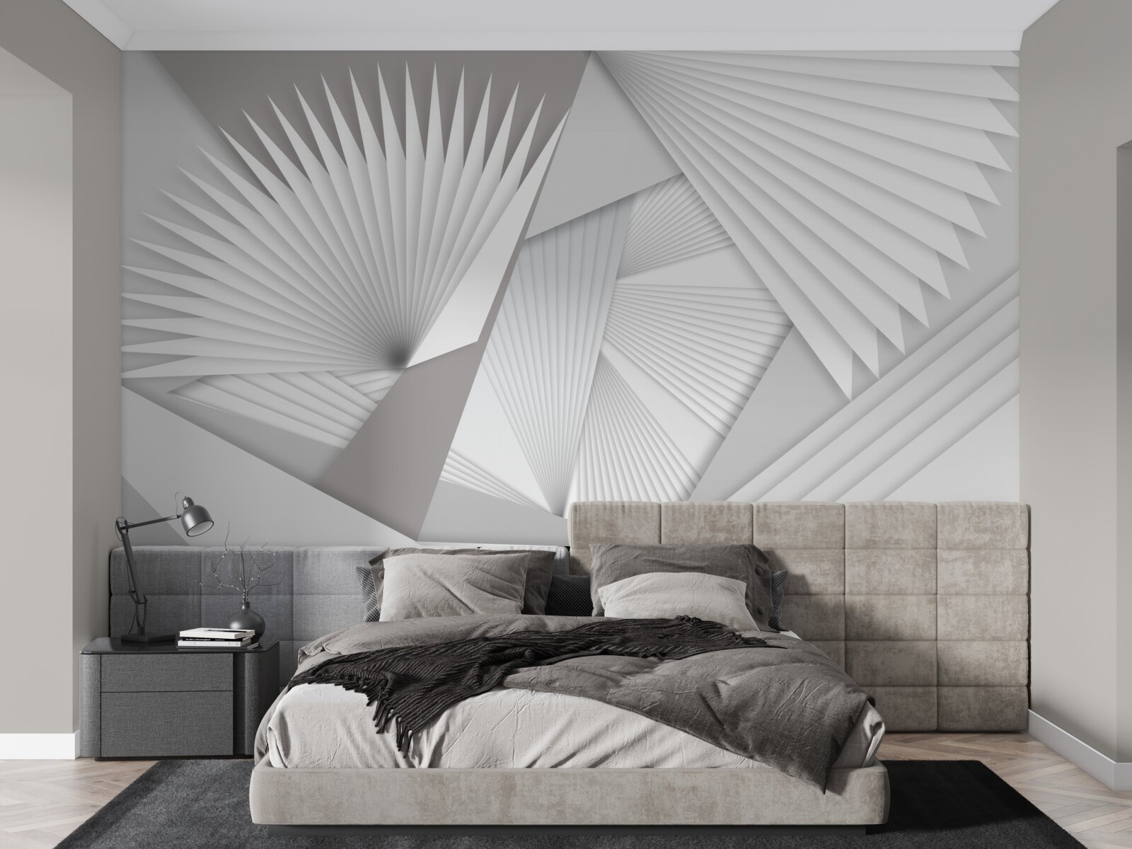 Фотошпалери перспективний погляд на геометричні фігури