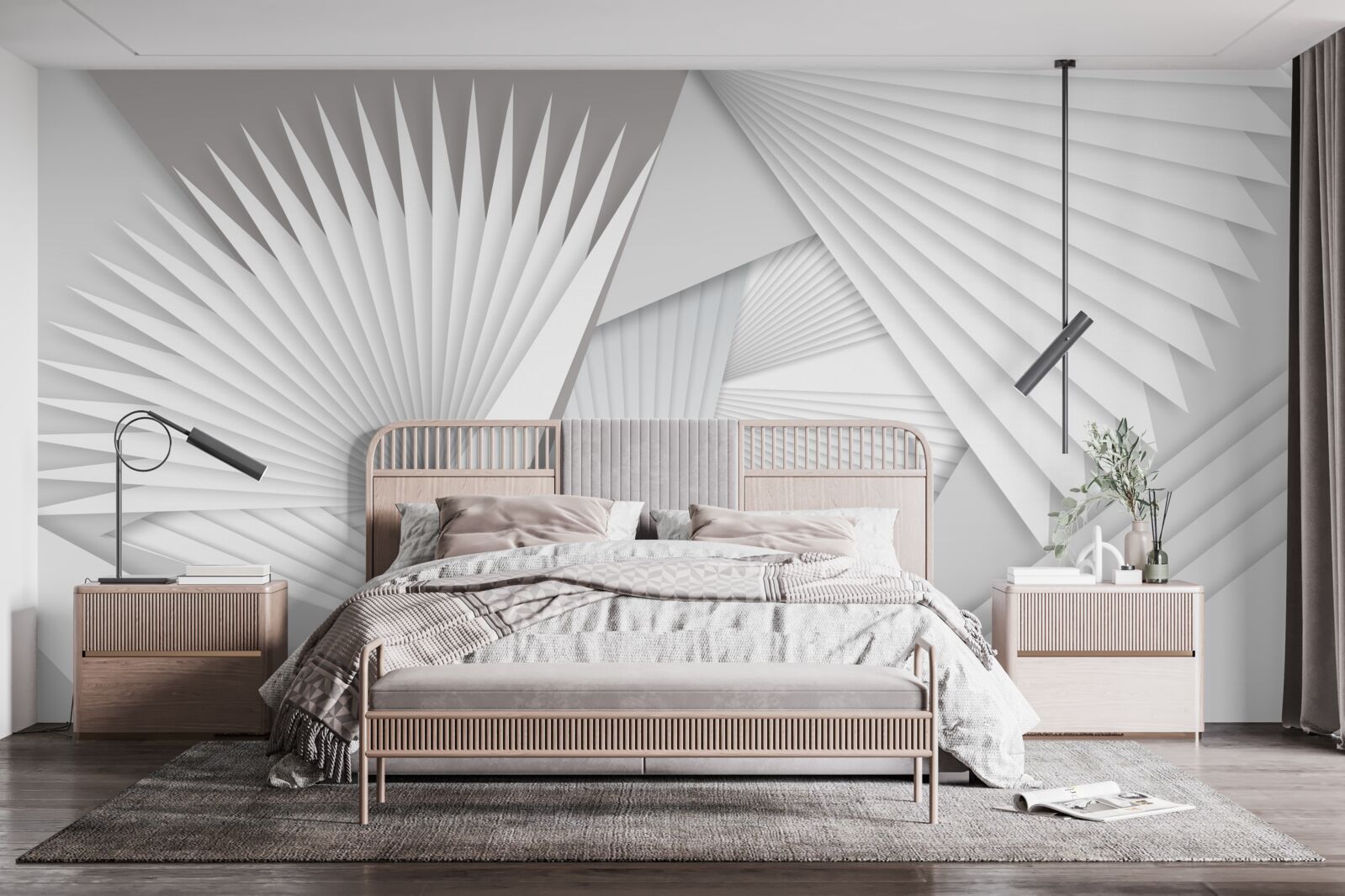 Фотошпалери перспективний погляд на геометричні фігури