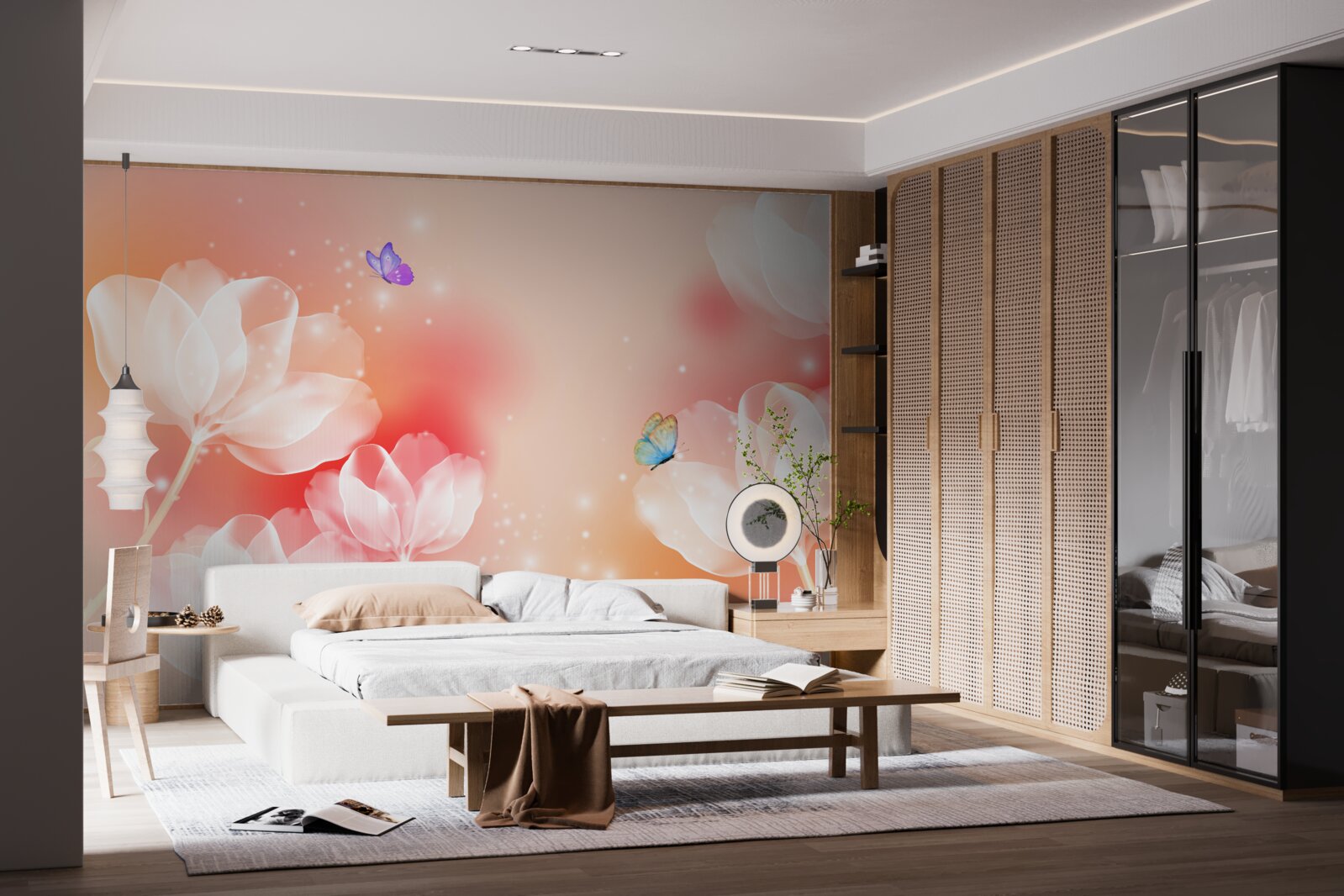 Фотошпалери тюльпани з прозорістю