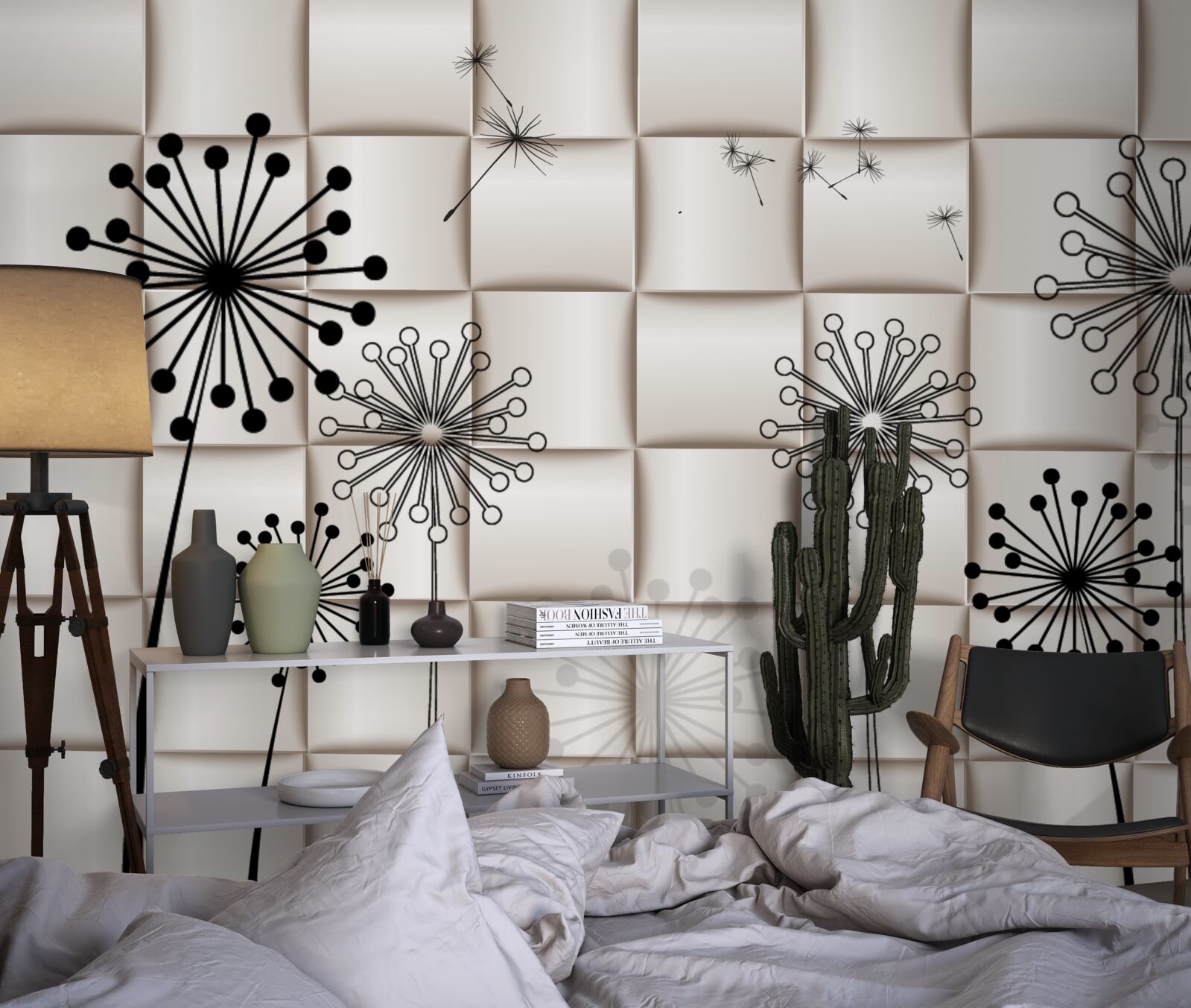 Фотошпалери незвичайні багатоніжки та маленькі птахи