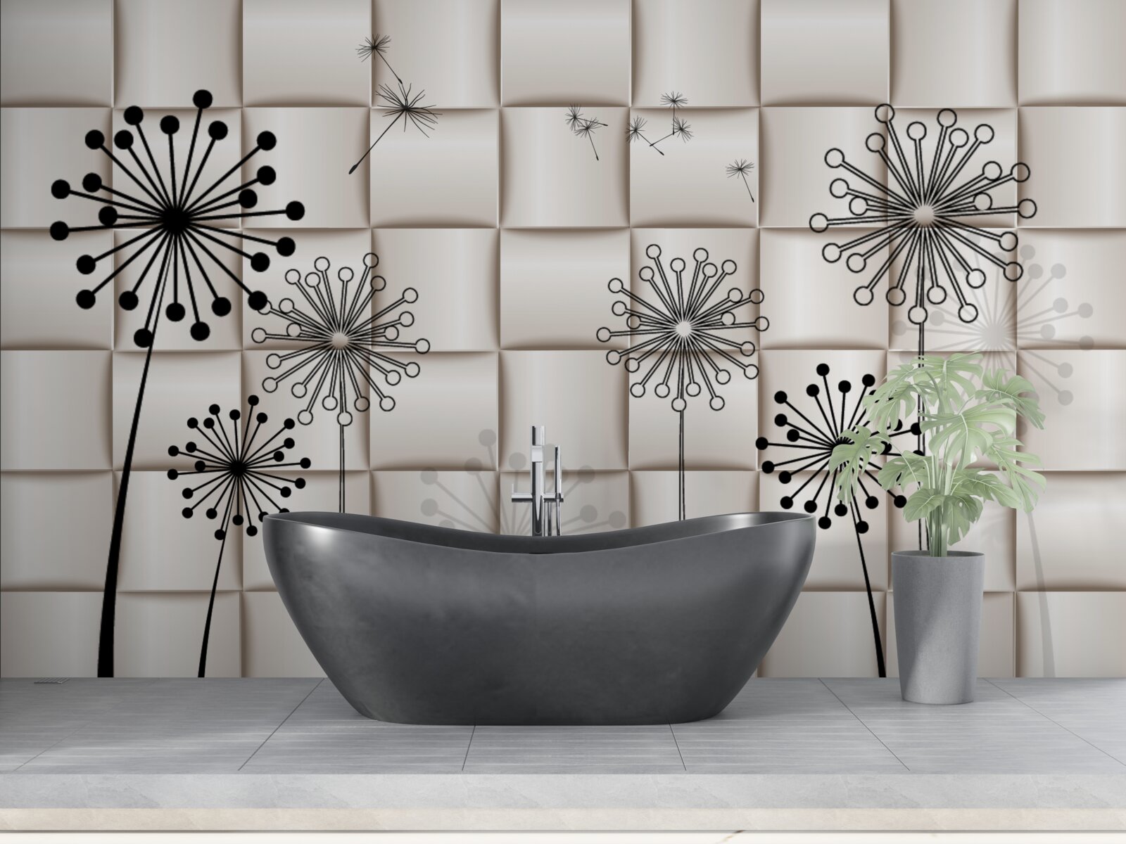 Фотошпалери незвичайні багатоніжки та маленькі птахи