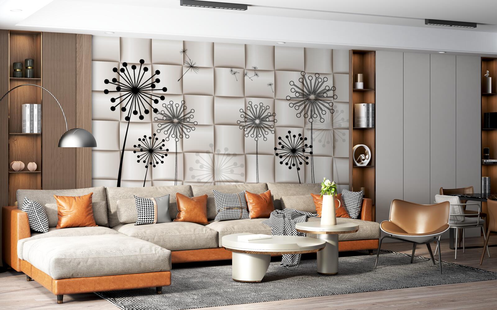 Фотошпалери незвичайні багатоніжки та маленькі птахи